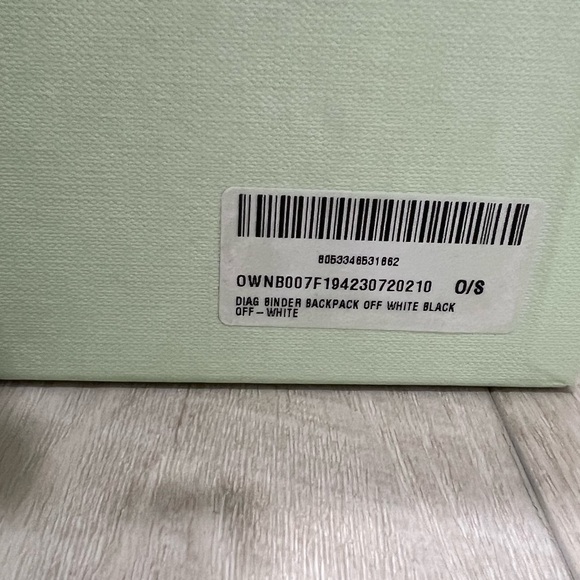 NWT 100% authentic Off-white leather mini back pack - Picture 10 of 10